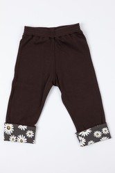 Chocolate Brown Straight Fit Jersey Leggings