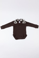 Chocolate Jersey Brown Cotton Top